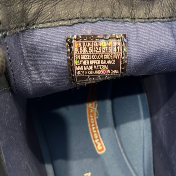 Sketchers Mark Nason navy blue lace boots - Picture 3 of 4